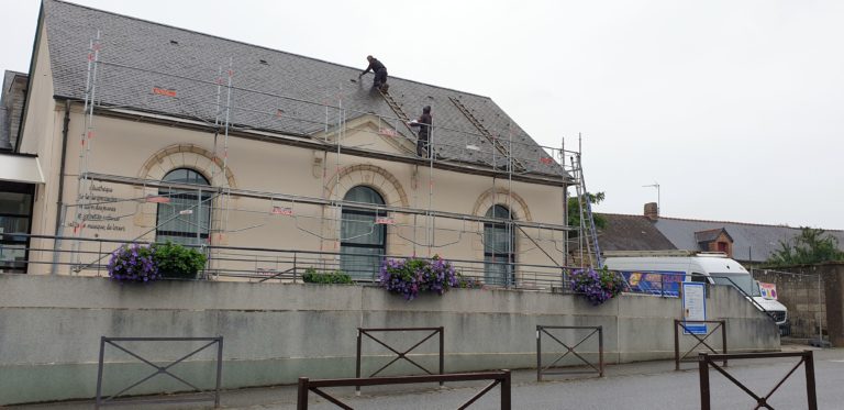 Centrale photovoltaïque à Laillé : travaux en cours
